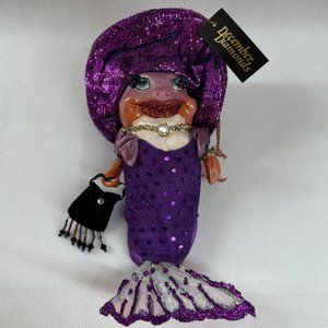 NWT December Diamonds "Bubbles" The Lady Fish Ornament